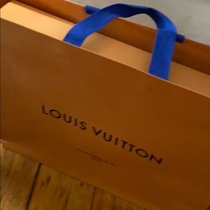 Louis Vuitton shopping bag & box